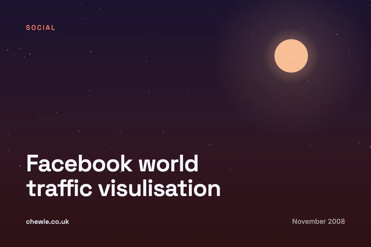 Facebook world traffic visulisation