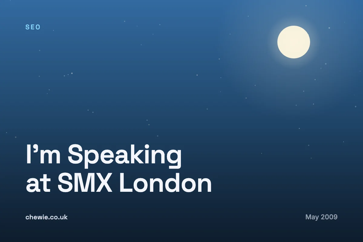 I’m Speaking at SMX London