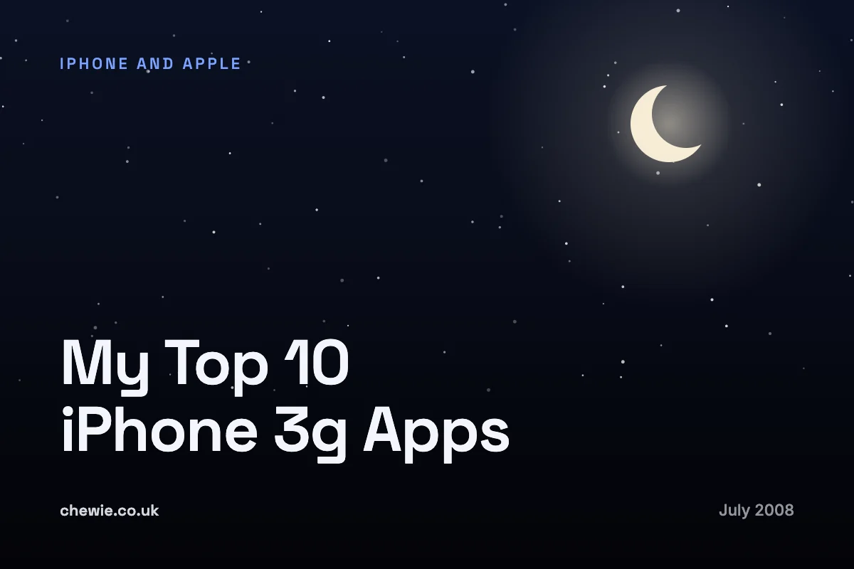 My Top 10 iPhone 3g Apps