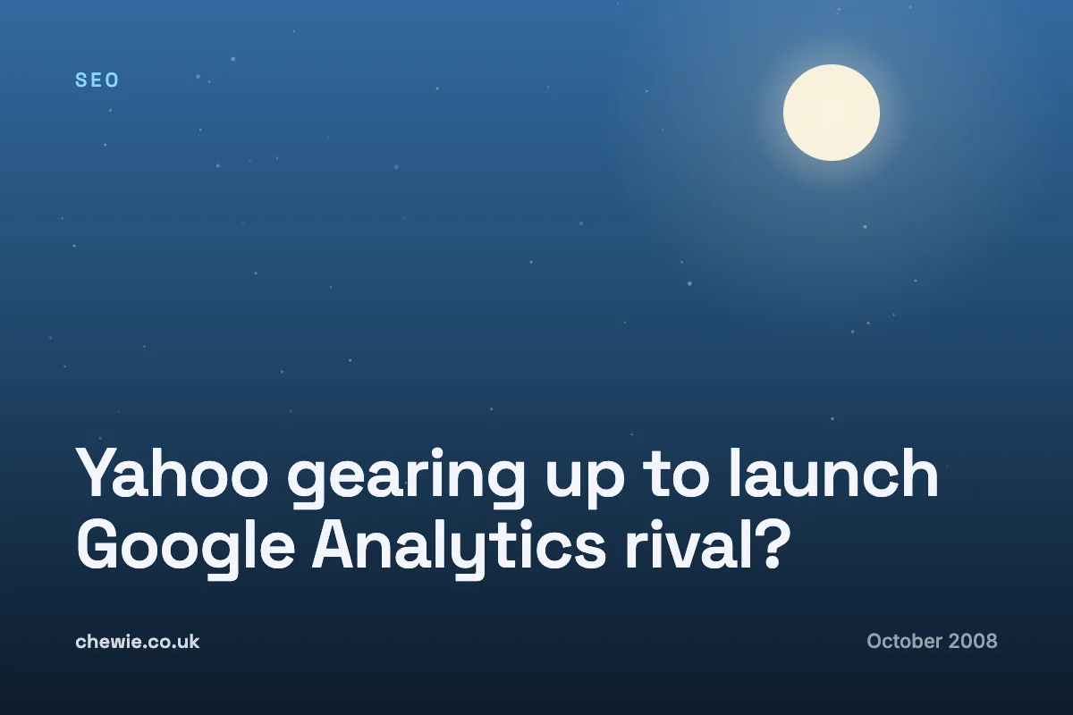 Yahoo gearing up to launch Google Analytics rival?